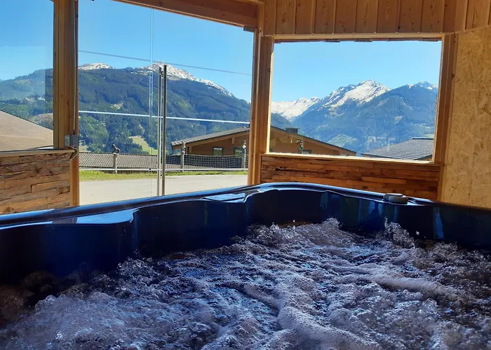 Bergbauernhof Familienparadies Oberhasenberghof 샬레 *