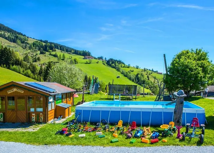 Bergbauernhof Familienparadies Oberhasenberghof 샬레